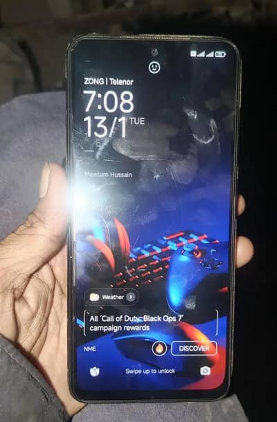 redmi note 11 6gb 128gb condition 10by10 all okay box Nahin hai cnic