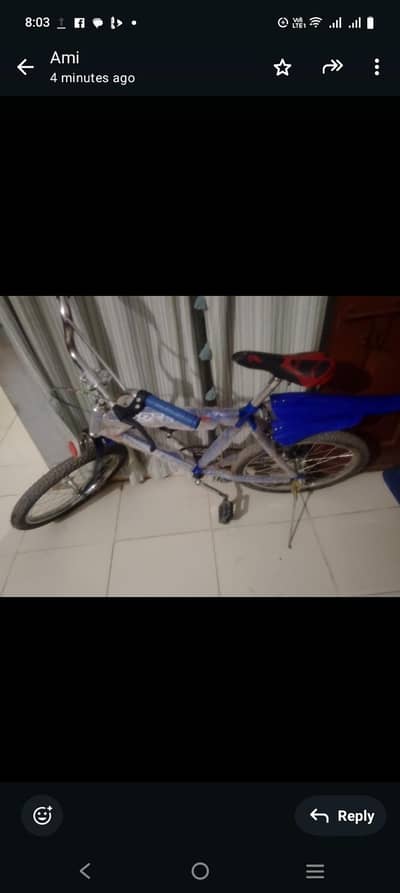 new cycle hai 1 din used alter cycle