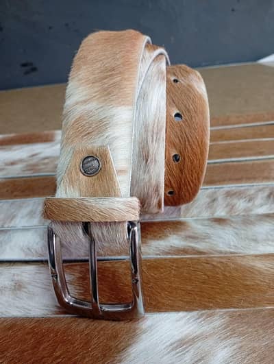 Leather Fur Belts