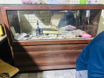 shop counters size 8 / 4 foot   second 4/4 mirror front and upper side