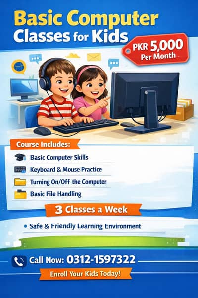 Basic Computer Classes for Kids
