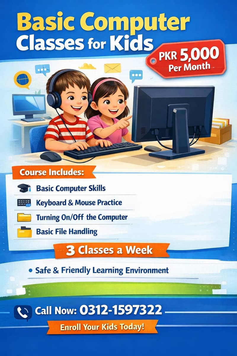 Basic Computer Classes for Kids 0