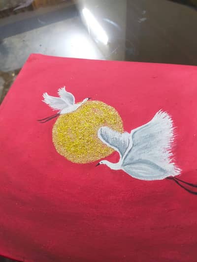 colours on the edge. . .