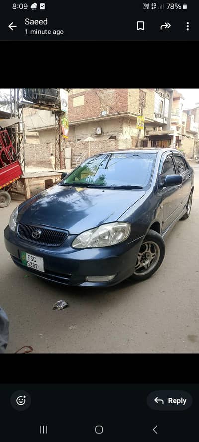 Toyta corolla altis | 2004 model for sale |  Good condition