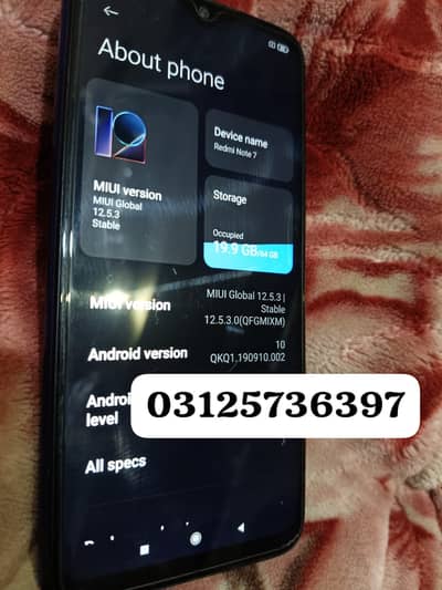 REDMI NOTE 7 5G NON PTA