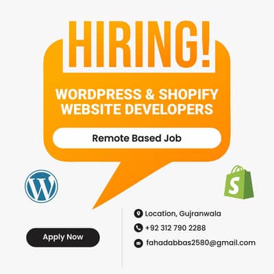 Website Designer Needed (Wrodpress and Shopify)