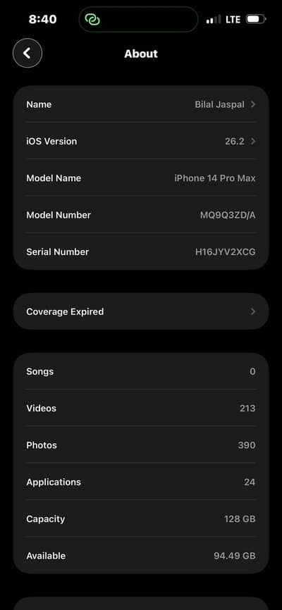 I phone 14 pro max PTA approved