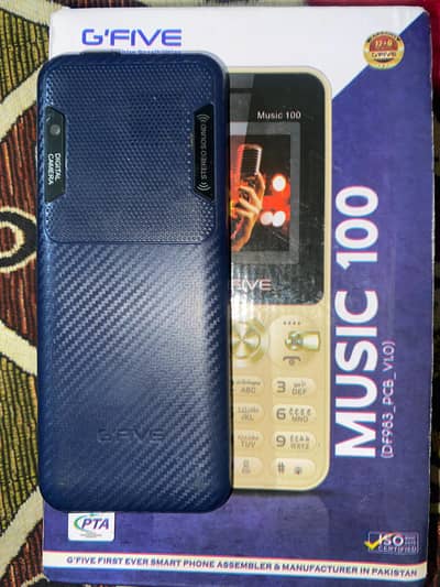 g five music 100 dual Sim Pta proved box orr charger sath