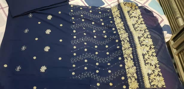 party wear unstiched dress