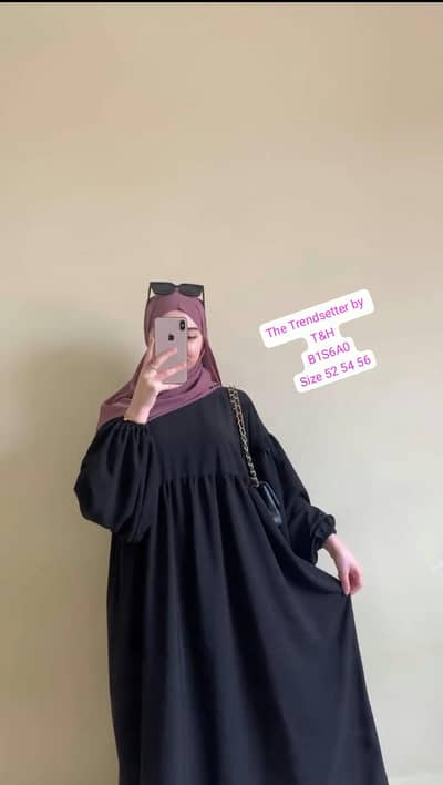 Artical Baggy sleeves Abaya