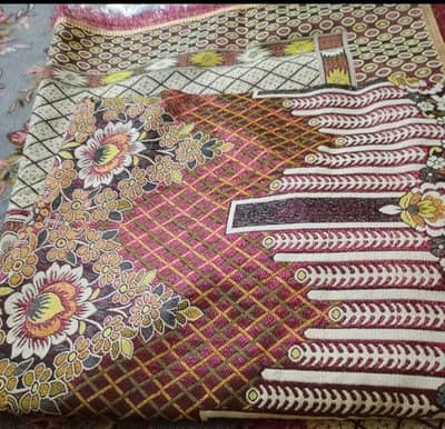 Jacquard Fabrics Bed sheet double bed.