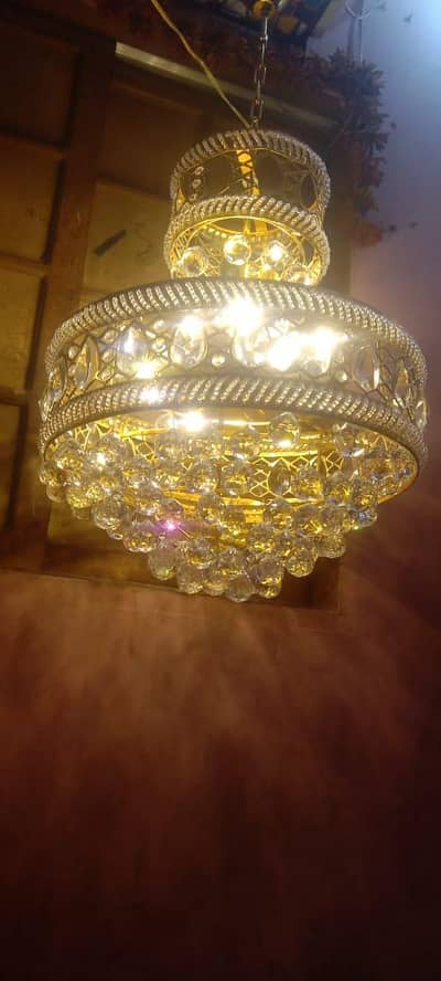 seesha jhumar golden colour