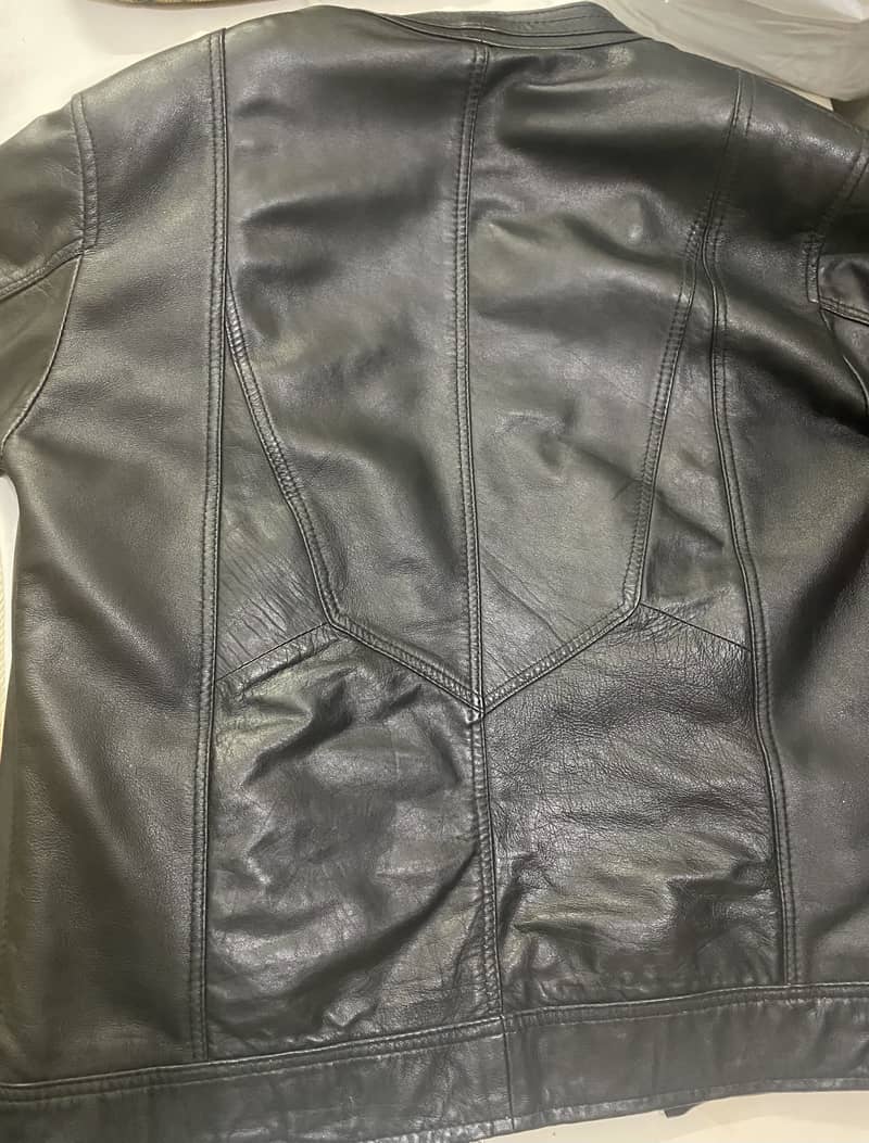 Black leather jacket 2