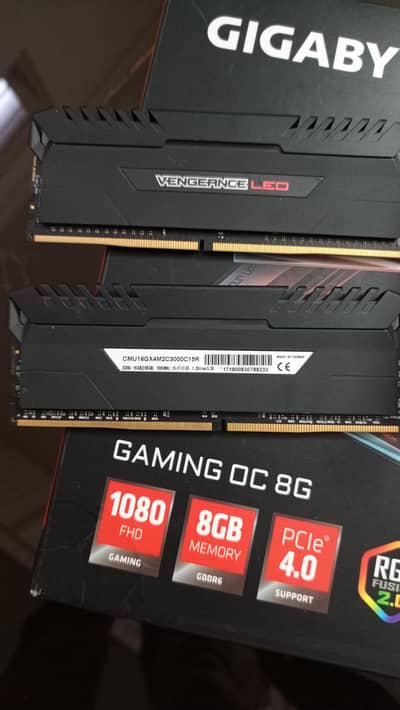 Corsair Vengeance LED DDR4 Ram 16 gb