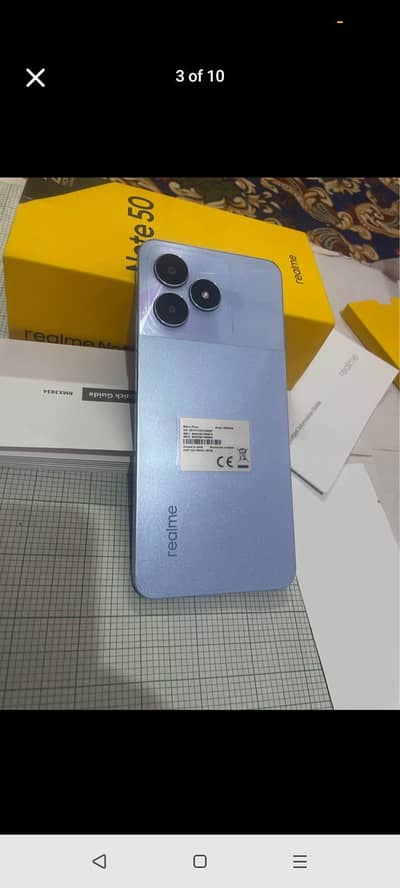 Realme note 50 with box