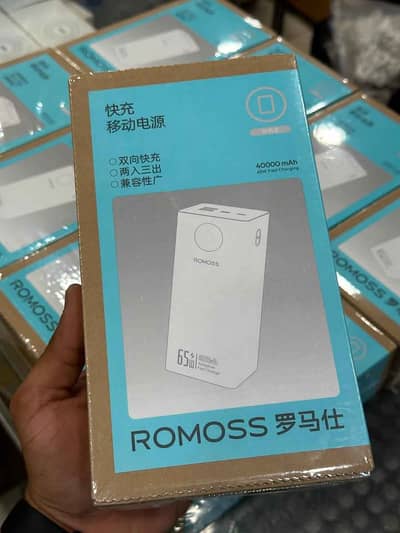 ROMOSS 40000mAh 65W Fast Charging Power Bank
