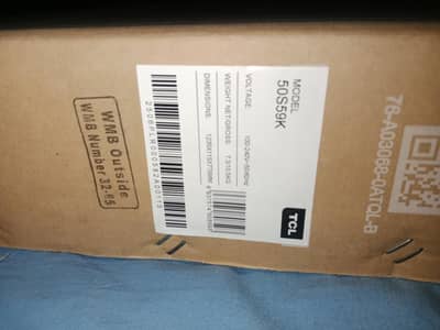 TCL 50inch android led argent sale only 1 month use