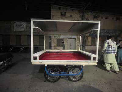 Cart for Burgers,finge rfries, Fruit etc