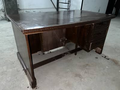 Office Table & Office Chair wooden