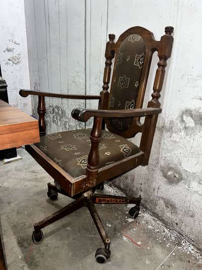 Office Table & Office Chair wooden