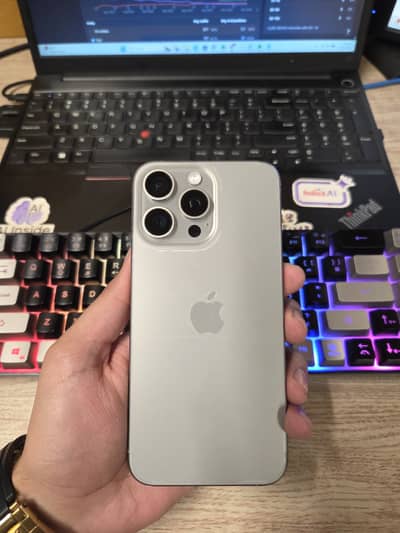 Iphone 15 Pro Max (Non PTA, Factory Unlock) With Original Box