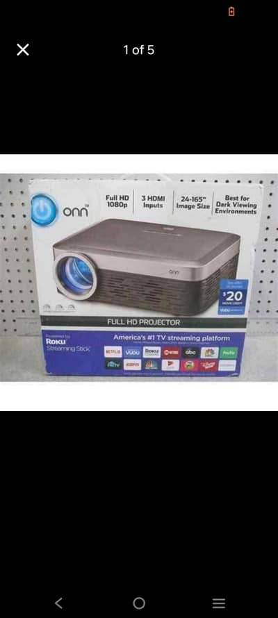 projector (onn Canadian import)