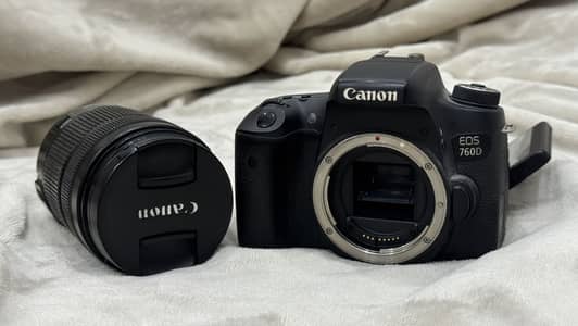 Canon EOS 760D DSLR + 18-135mm Lens | Touch Screen | Price Negotiable