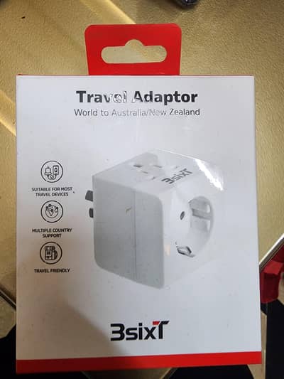 3SIXT Travel Adaptor for AUS/NZL