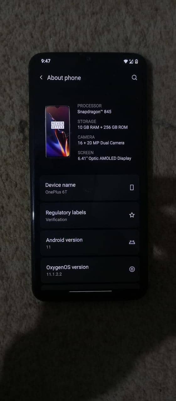 OnePlus 6t 3