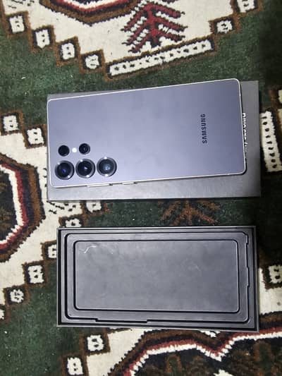 sumsung S25 ultra 12/256 complete box Brand new. 03437077780