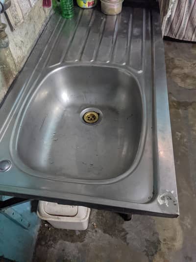 Kitchen sink with no defect