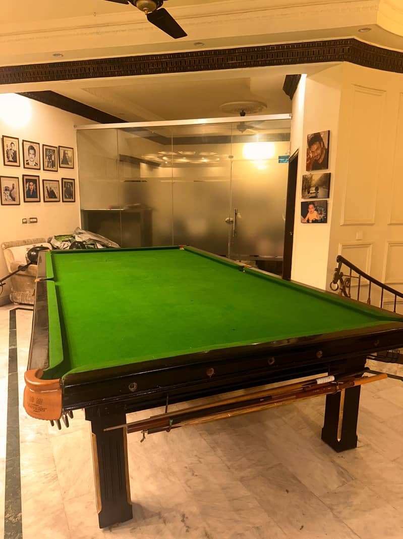 Snooker table 1