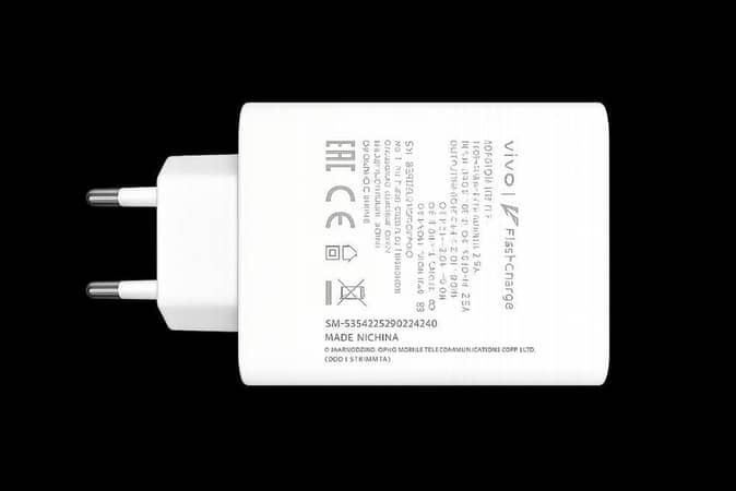 Vivo 80W Original FlashCharge Adapter with Cable