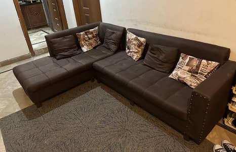 L-Shaped Sofa Set For Sale