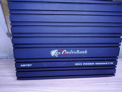 Branded Orignal Audio Bank 787 bridgable powerfull amplifier 10/10