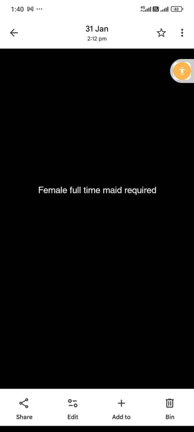 24 ghanty k lye female care taker chaye