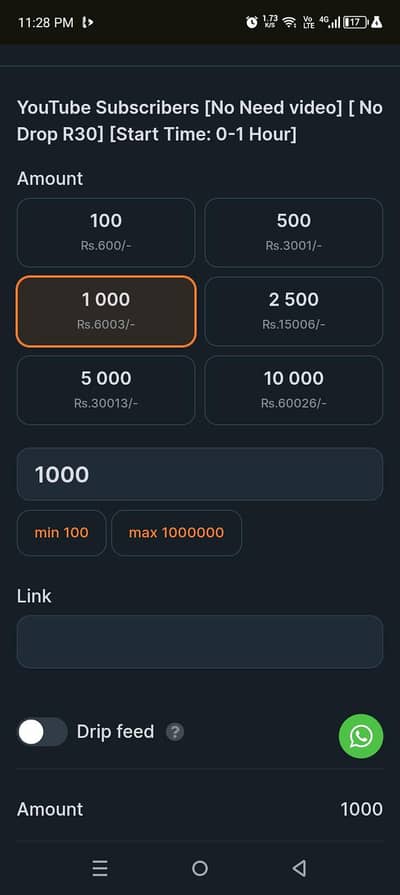 YouTube subscribers or Instagram followers