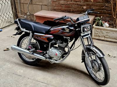 honda cg 125 black color