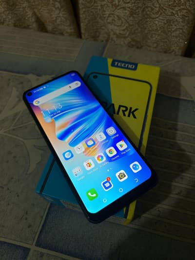 Tecno spark 6 4/64 with box pta official approved