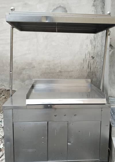 Food stall hot plate fast food counter