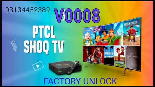 Unlocking Shoq tv box online or offline