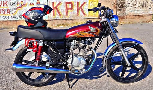 Honda 125 2021 model for sale. . Contact no: 03049664578