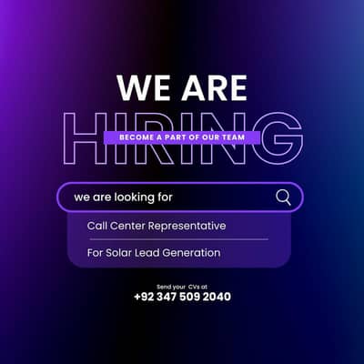 We are Hiring Call Center Agents