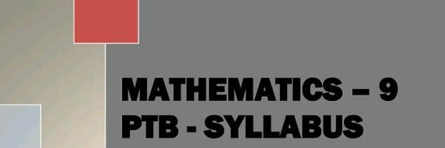 PCTB 9th Class new course Maths full solved book for sale 150PKR