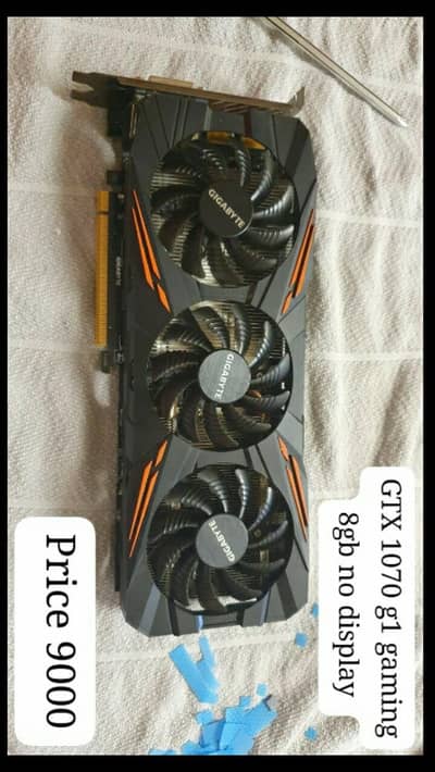RX 560XT RX 580 RX 570 GTX 1070 M2000 graphics cards fualty