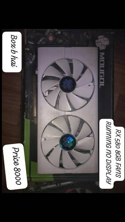 RX 560XT RX 580 RX 570 GTX 1070 M2000 graphics cards fualty