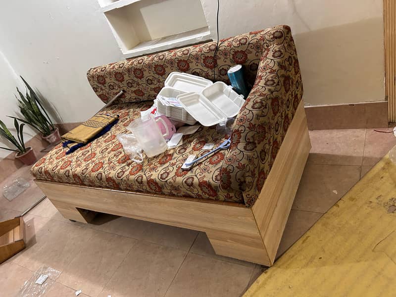 Sofa style single bed set 7