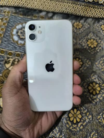 iPhone 11 Jv Silver 256gb water pack 100%%
