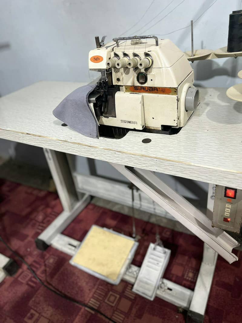 overlock flat lock machine 5