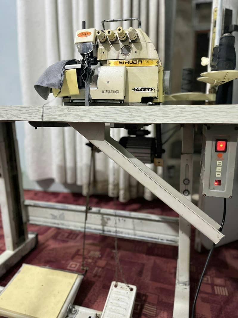 overlock flat lock machine 12
